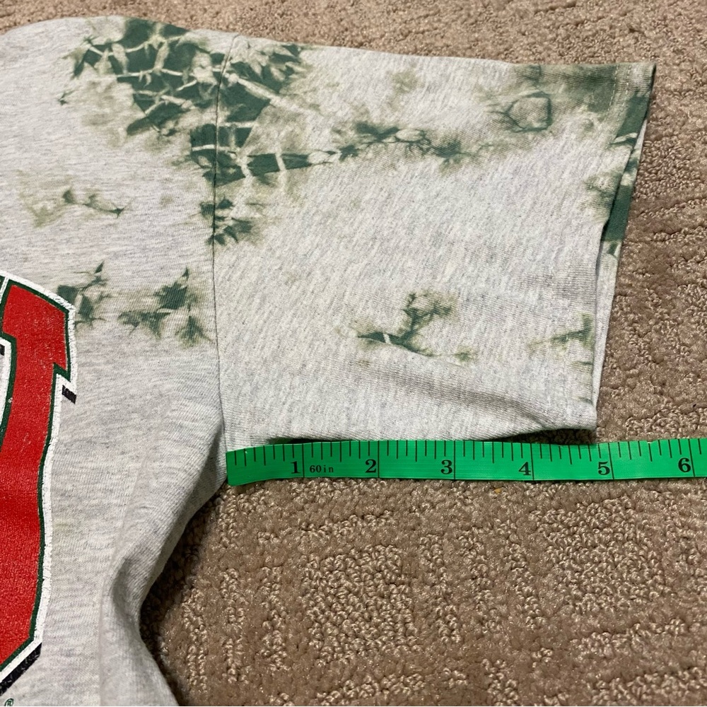 {Vintage Tubular} Washu Tie Dye Cropped Graphic Tee ~ Size Medium - Picture 12 of 14